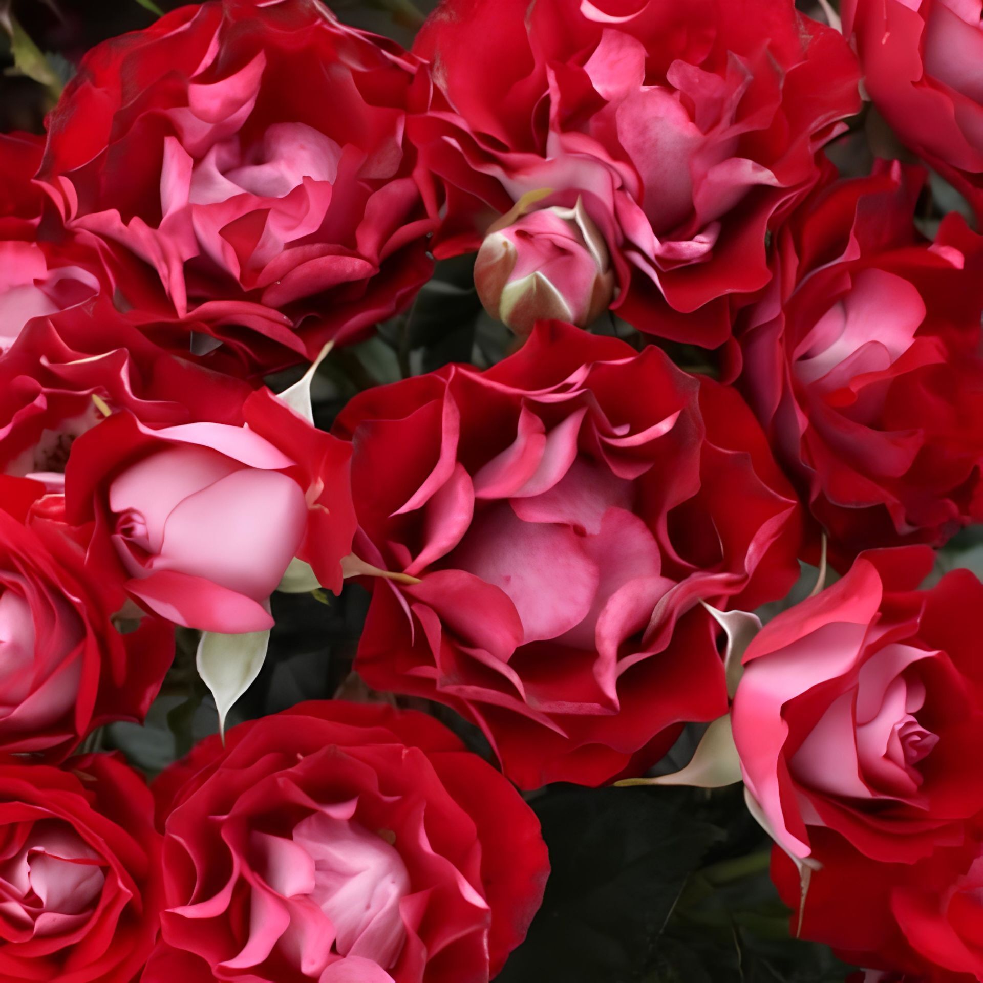 Tüplü Çok Goncalı Özel Rose Der Einheit Yediveren Gül Fidanı