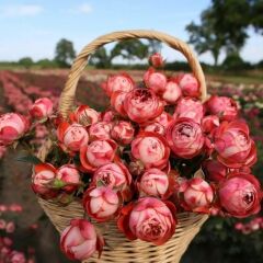 Tüplü Çok Goncalı Soğuklara Dayanıklı Kokulu Pompeji Yediveren Gül Fidanı