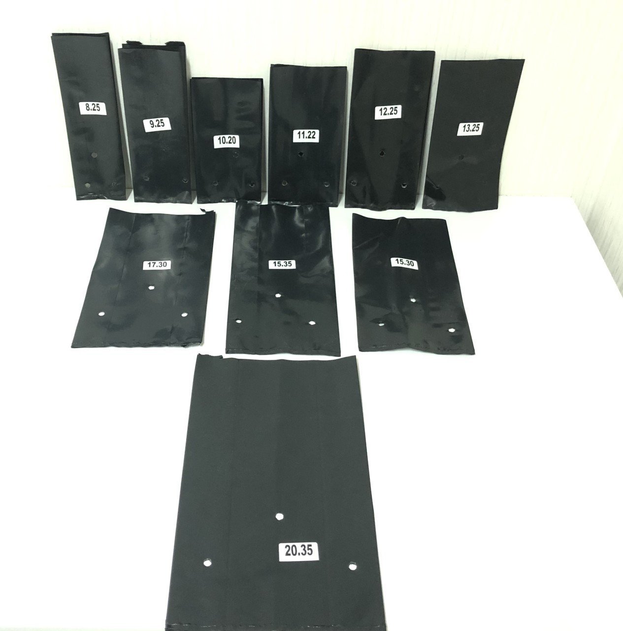 Çok Yıllık Körüklü UV 8x25 Fidan-Fide Üretim Poşeti 20 Adet